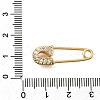 Brass Micro Pave Cubic Zirconia Pendants KK-B147-07G-3