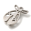 201 Stainless Steel Pendants STAS-R136-16P-2