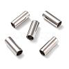 Tarnish Resistant Smooth 304 Stainless Steel Magnetic Clasps with Glue-in Ends STAS-H402-21P-5mm-1