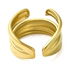 304 Stainless Steel Wide Open Cuff Rings for Women RJEW-Z043-01D-3