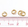 90pcs Golden Color Brass Open Jump Rings X-JRC6MM-G-3