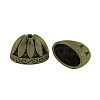 Tibetan Style Alloy Bead Cones TIBE-976-AB-FF-1