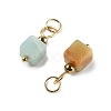 Natural Mixed Gemstone Pendants STAS-Z129-01G-2
