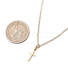 Cross 304 Stainless Steel Pendant Necklaces NJEW-JN05200-01-3