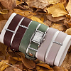 10Pcs 10 Style Rectangle Alloy Watch Band Charms Set with Crystal Rhinestone FIND-DC0004-57-4