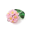 Glass Seed Beaded Flower Pendants X1-PALLOY-MZ00521-05-4