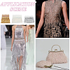 10 Yards Beading Sequins Polyester Tassel Ribbons SRIB-WH0026-12C-7