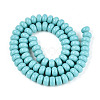 Opaque Solid Color Glass Beads Strands GLAA-ZX008-8mm-18R-2