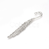Tibetan Style Alloy Bookmark Findings X-TIBEP-Q075-08AS-LF-2