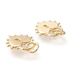 Brass Pendants ZIRC-I044-55G-2