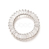 Brass Clear Cubic Zirconia Linking Rings KK-M312-30P-1
