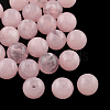 Round Imitation Gemstone Acrylic Beads X-OACR-R029-6mm-25-1