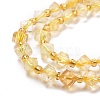 Heated Natural Citrine Beads Strands G-P463-11-4