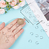30Pcs 304 Stainless Steel Clip on Nose Ring Findings STAS-BBC0003-95P-3