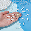 200Pcs Oval Acrylic Imitation Pearl Beads OACR-HY0001-20-4