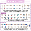 Evil Eye Jewelry Making Finding Kit DIY-NB0008-22A-2