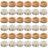 50Pcs 2 Colors Brass Rhinestone Beads KK-PA0001-04-1