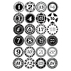 Christmas PVC Plastic Sticker Labels STIC-PW0003-82G-1