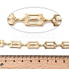 304 Stainless Steel Rectangle Link Chains CHS-Z007-17G-2