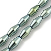 Electroplated Synthetic Non-magnetic Hematite Beads Strands G-Z032-B02-02E-1