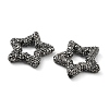 Star Shape Polymer Clay Rhinestone Beads CLAY-NH0001-06L-2