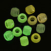 Transparent Luminous Acrylic Beads OACR-N137-34-2