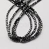 Non-magnetic Synthetic Hematite Beads Strands G-Q895-18-1