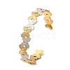 304 Stainless Steel Cuff Bangles for Women BJEW-F509-03A-G-4