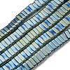 Electroplated Non-magnetic Synthetic Hematite Beads Strands G-C106-B02-02A-1