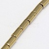Electroplate Non-magnetic Synthetic Hematite Beads Strands G-J162-C-01-3