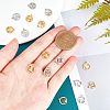 16Pcs 4 Styles 304 Stainless Steel Charms STAS-SC0002-65-3
