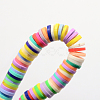 Handmade Polymer Clay Beads X-CLAY-R067-6.0mm-M1-2
