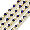 Brass Rhinestone Strass Chains CHC-N017-001A-A19-1