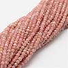 Natural Rhodochrosite Beads Strands G-P270-2mm-17-2