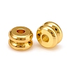 Long-Lasting Plated Brass Spacer Beads KK-D160-21G-2