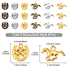 48Pcs 6 Styles Tibetan Style Alloy Pendants FIND-YW0007-25-3