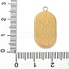 304 Stainless Steel Pendants STAS-F349-03G-01-3