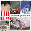 10Pcs 4 Styles Acrylic & Stainless Steel Self Adhesive Hinge FIND-BC0014-38-5