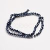Electroplate Glass Beads Strands LS-EGLA-D020-3x2mm-35-3