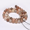Grade AA Natural Multi-Moonstone Bead Strands G-M296-01-8mm-2