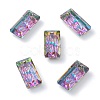 Embossed Glass Rhinestone Pendants GLAA-J101-07A-001VO-1