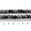 Natural Snowflake Obsidian Beads Strands G-K380-A12-01-5