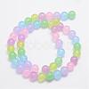 Natural & Dyed Malaysia Jade Bead Strands G-A146-8mm-A30-2