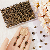 300Pcs 5 Styles Tibetan Style Alloy Tube Bails TIBE-SP0001-03AB-3