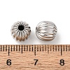 Textured 304 Stainless Steel Beads STAS-I358-11P-04-3