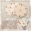 24Pcs Wood Tool for Knitting Loom Accessories TOOL-GA0001-90C-01-4