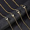 8Pcs 4 Styles Eco-Friendly Brass Lobster Claw Clasps KK-FH0004-33-2