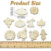 Thanksgiving Day Unfinished Blank Wooden Slices for Painting Arts WOOD-CJC0005-61B-1-2
