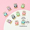 10Pcs 5 Colors Printed Alloy Pendants FIND-YW0004-46B-3