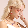 80Pcs 4 Style Dyed Synthetic Coral Beads CORA-GA0001-01-6